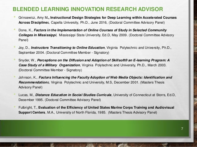Doctoral dissertation distance education military helper to do dissertation proposal